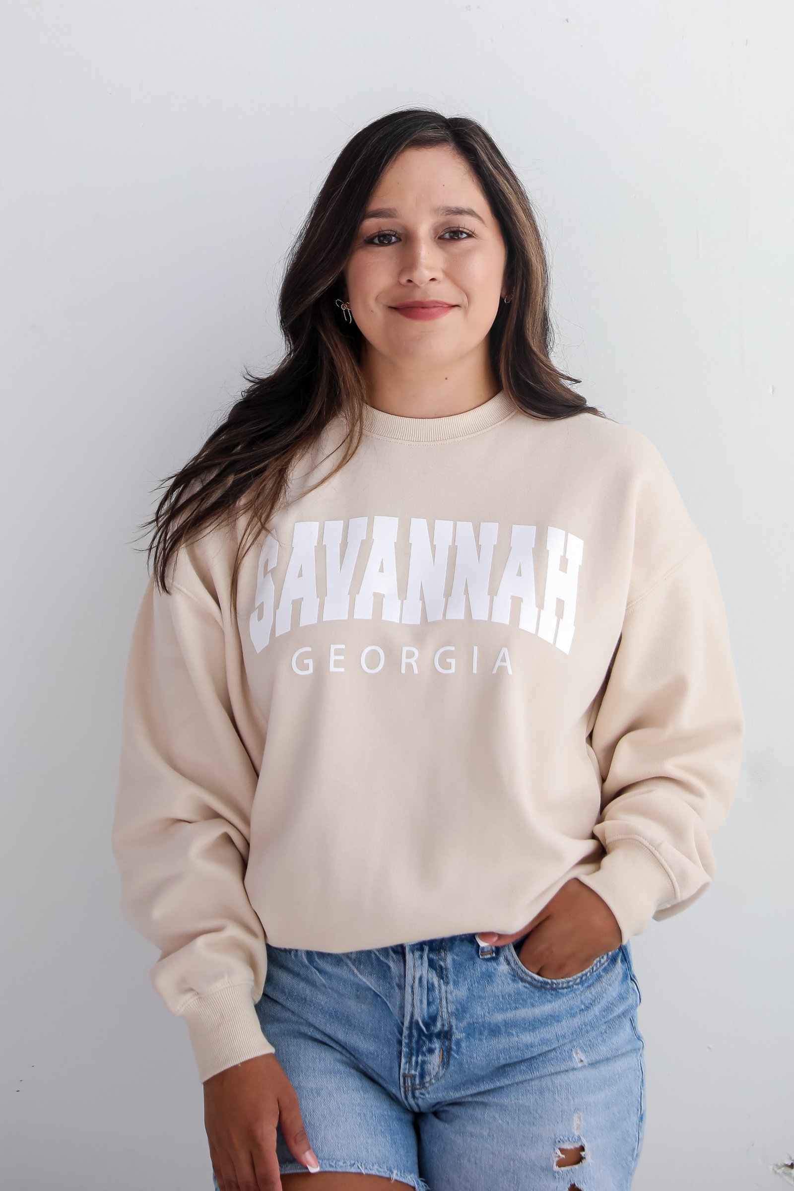 Ivory Savannah Georgia Sweatshirt KA2